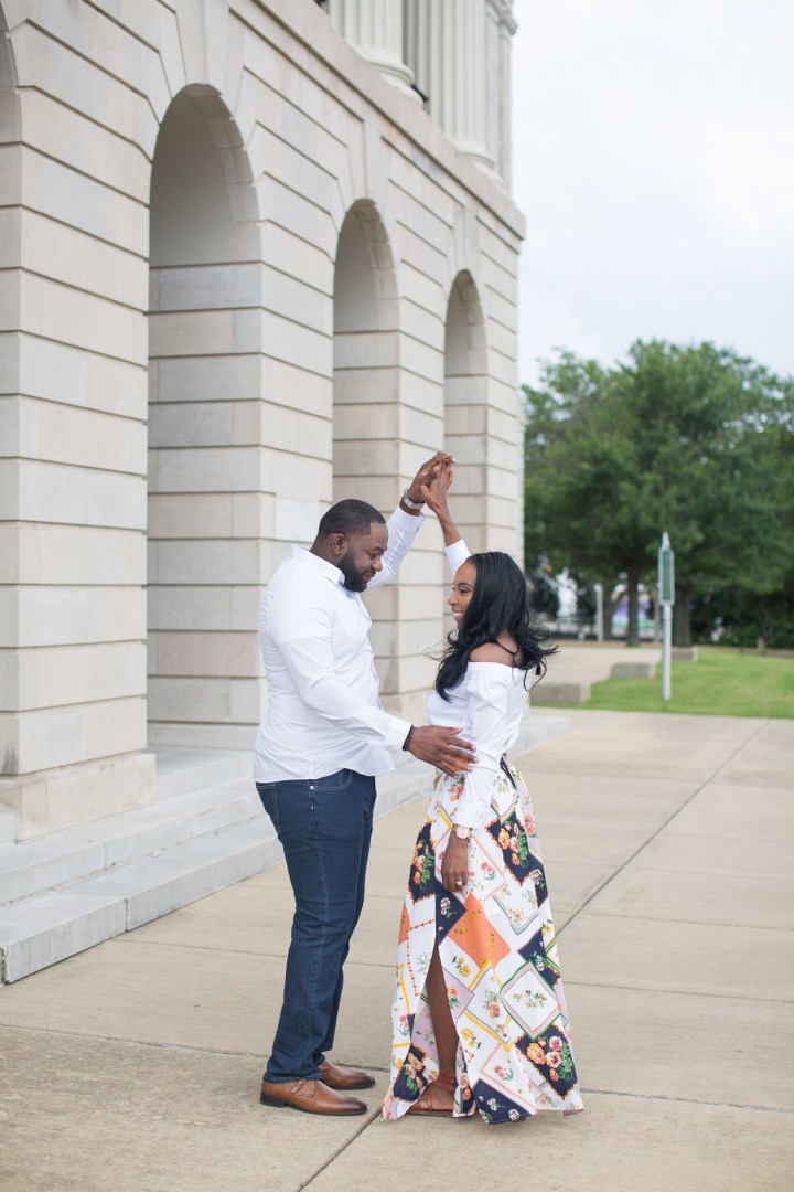 Jennifer & Henry | A Downtown Jackson Engagement&nbsp;Session