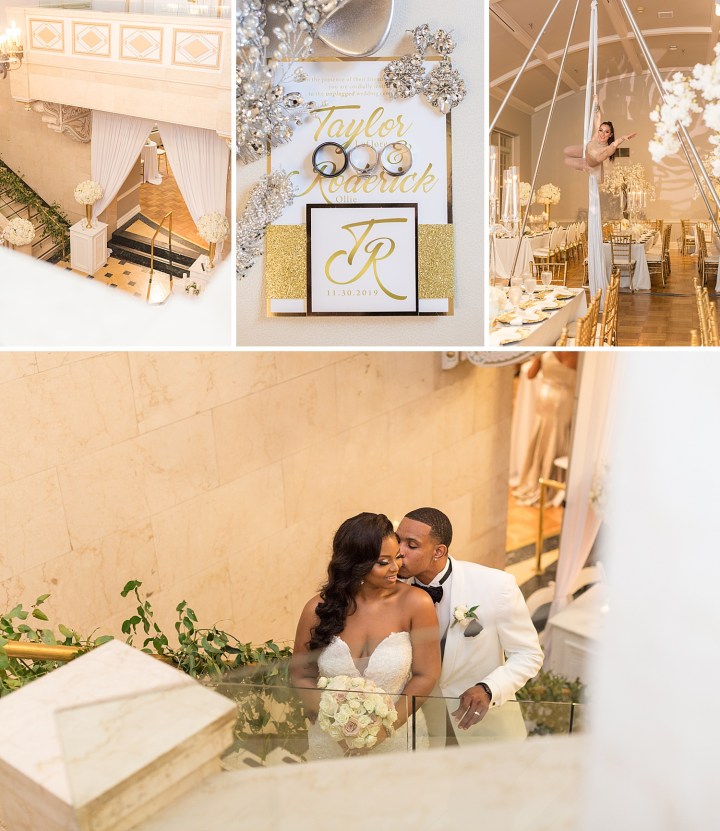 Mr. & Mrs. Ollie | A Luxurious Wedding at The Pink Palace Museum in Memphis,&nbsp;Tennessee